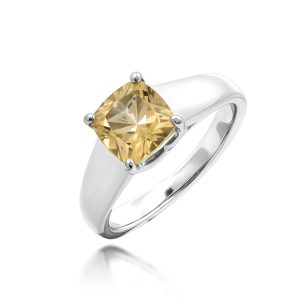 Yellow Sapphire Diamond Ring (Contact Us)