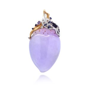 Jadeite Diamond Pendant