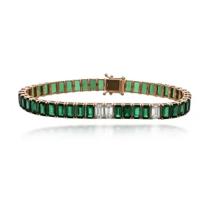 Tsavorite Diamond Bracelet