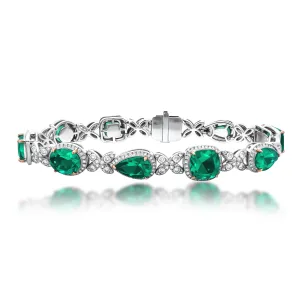 Emerald Diamond Bracelet (Contact Us)